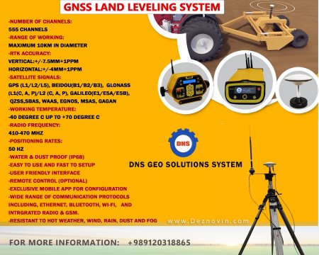 GNSS Land Leveling System - GPS Land leveling